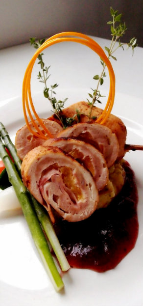 Left Parallax Background Element