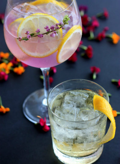 Left Parallax Background Element